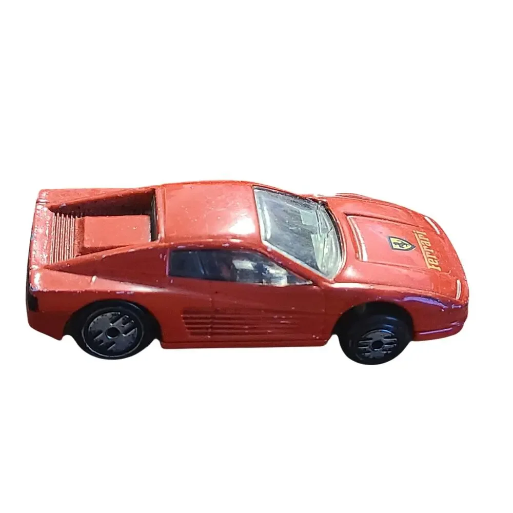 Hot Wheels loose Ferrari Testarossa red UH tan interior
